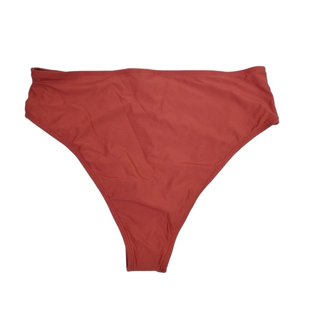 VYB Womens XL Cinched Two-Piece Bikini in Magic Hour Rust Brown NEW - Picture 6 of 10